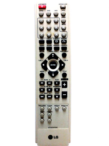 Dvd home theatre remote - lg,