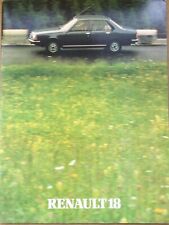 Renault 18 UK Market Car Sales