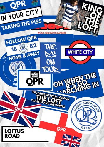 Qpr inspired football - qpr,