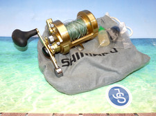 Shimano Calcutta 7000 BSV gold multiplier reel RHW Japan, bag & rod clamp