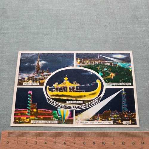 Vintage postcard blackpool - vintage,