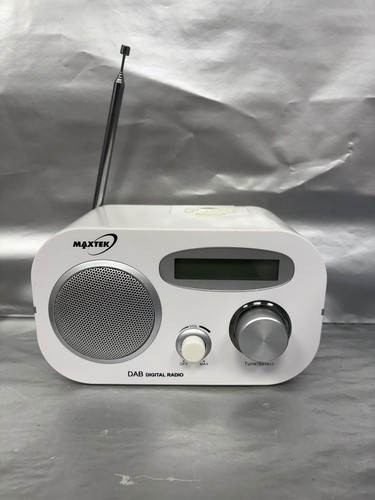 Maxtek dab radio white - dab/fm,
