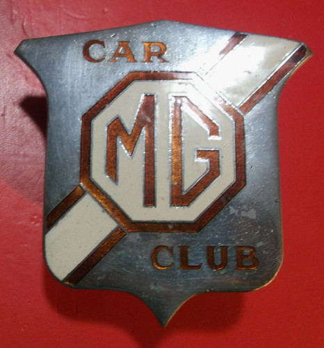 1960s enamel car badge - enamel,