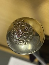 Army Cadet Force Vintage Military Swagger Stick with Silver-Nickel Ball Pommel