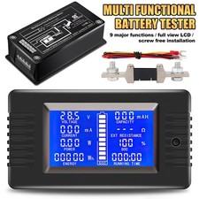 Battery monitor meter - monitor, lcd