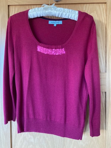 Merino mix jumper pink - merino,