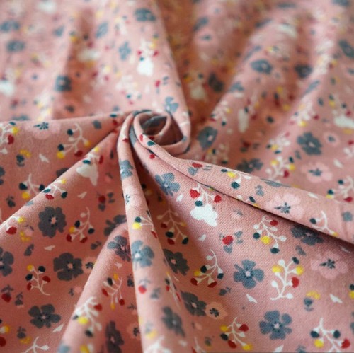 Flannel floral fabric - flannel, fabric,