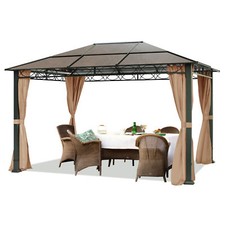 3x4 m Garden Gazebo hard top