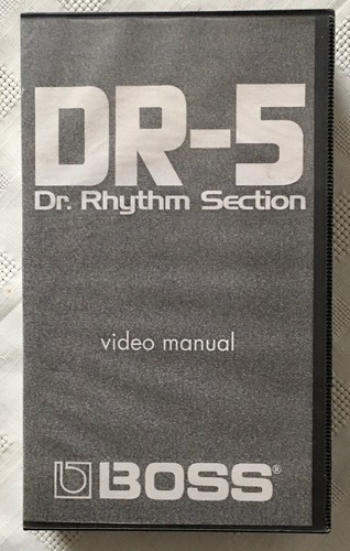 Boss vhs video - boss, manual