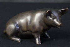 Japan pig bronze sculpture