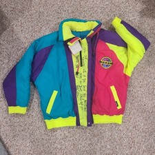 Izzi Vintage Ski Freeze Play Extreme Chill Jacket Coat Retro 80s Gorpcore Medium