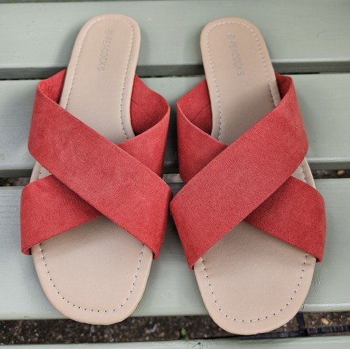 Peacocks sandals mules size - peacocks,