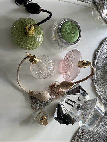 Glass perfume bottles - perfume,