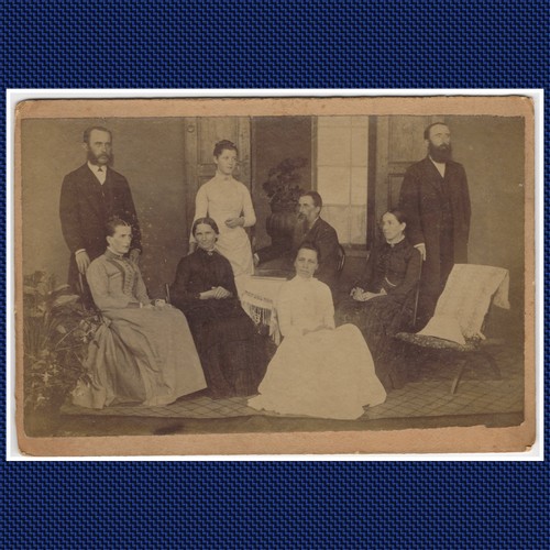 Victorian family group - victorian,
