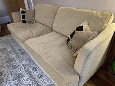 DFS 3-Seater Fabric Sofa With Accent Cushions