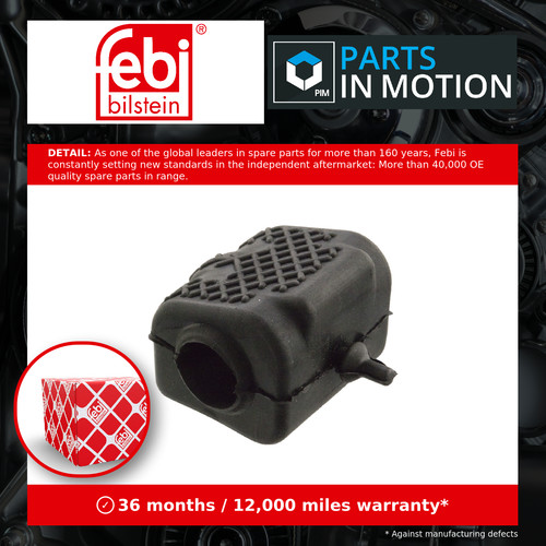 Anti roll bar - bar, bush