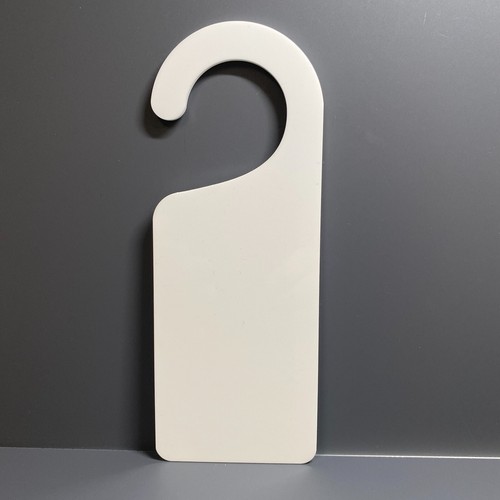 Acrylic door hanger blanks - acrylic,