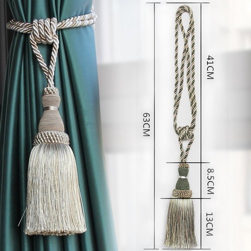 Curtain tiebacks pair tassel - curtain,