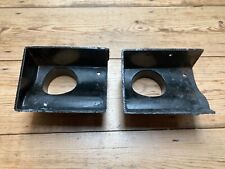 2x Alumasc 5" (125mm) Victorian Ogee Cast Aluminium Left Hand Stop End Outlet