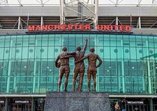 MANCHESTER UNITED TRINITY Old Trafford Best Law Charlton Poster A3 A4 