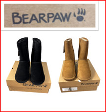 Bearpaw Neverwet Women's Eva Short Pull on Suede Winter Snow Boot NWT NIB