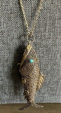 Antique Chinese Fish Pendant