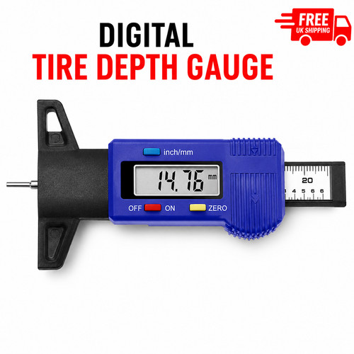 Digital tyre tread depth gauge - digital,