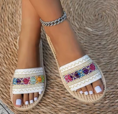 Women bohemian slide - bohemian,