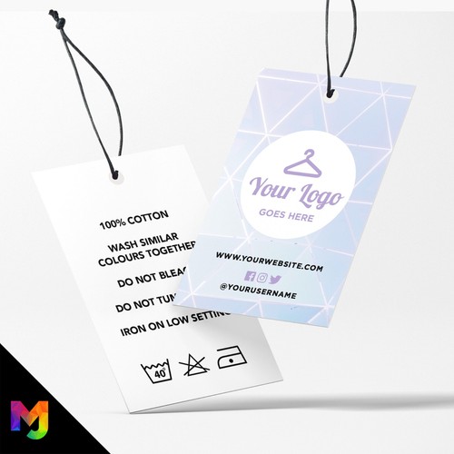 Custom clothing swing tags - swing,