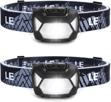 Lepro Head Torch, 2 Pack Super