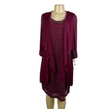 R&M Richards Womens Burgundy