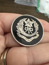 1939 Sterling Silver Scottish Rifles Sweetheart Brooch – Enamel WWII Era Pin 