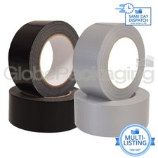 HEAVY DUTY WATERPROOF GAFFER DUCT TAPE 130mu THICKNESS - 50mm x 50M *ALL TYPES*