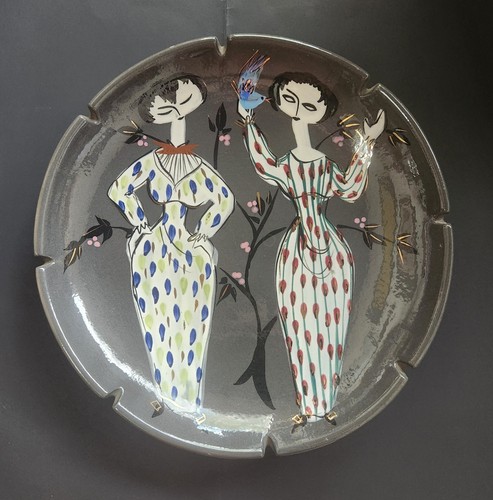 Modernist pottery ashtray - ashtray, by