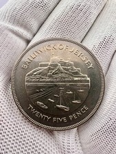 1977 Twenty Five Pence Coin