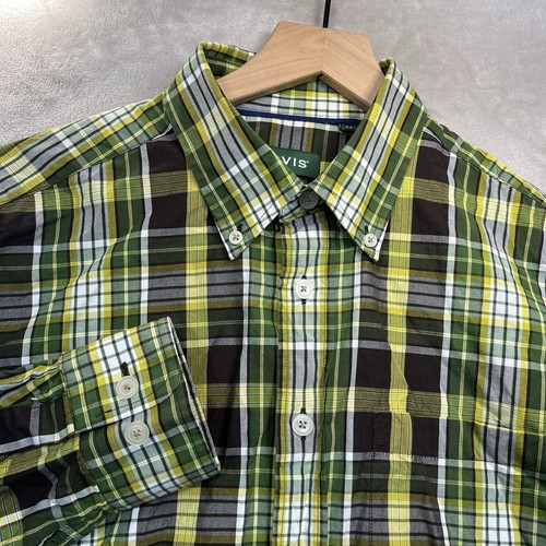 Orvis plaid shirt - shirt, green