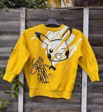 Pokémon Boys yellow sweatshirt Jumper 5-6yrs