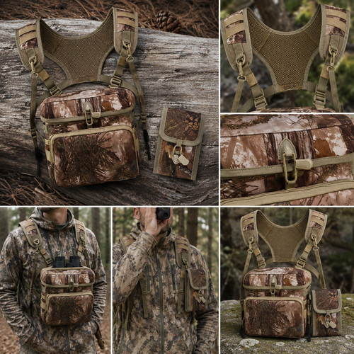 Binocular harness chest pack - binocular,