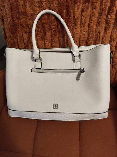 Bessie large white handbag - bessie,