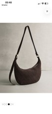 Next N Brown Suede Leather Bag
