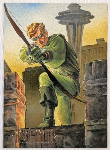Green arrow 1994 skybox - arrow, dc