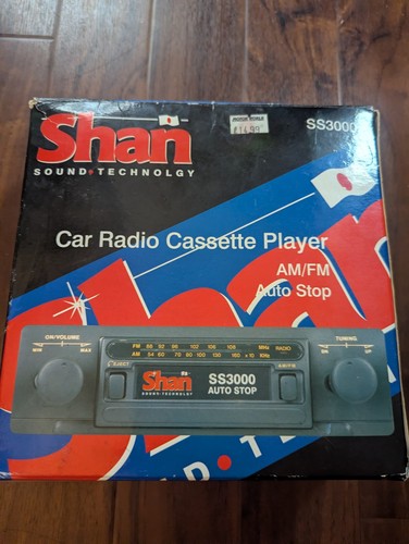 Shan 1980 car stereo radio - shan, 1980’s