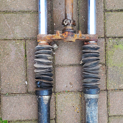 Honda cb250 front - cb250, fork
