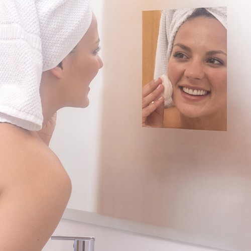 Anti fog film shower mirror - film,