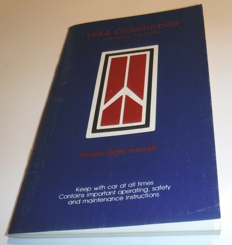 1984 oldsmobile owners manual - 1984,