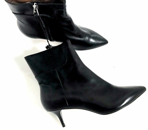 Zara black leather - zara, low