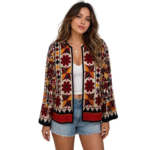 Zara ethnic embroidered beaded - embroidered,