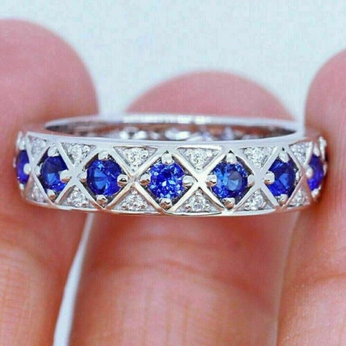 Round cut blue - ct,