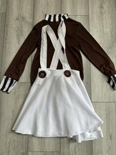 Roald Dahl Oompa Loompa Fancy Dress Costume from Willy Wonka | Kids 6-8 years