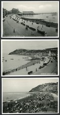 ABERYSTWYTH. 3 Real Photographic postcards. CEREDIGION